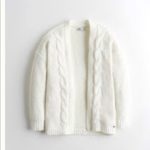 Hollister Cable Chenille Cardigan 